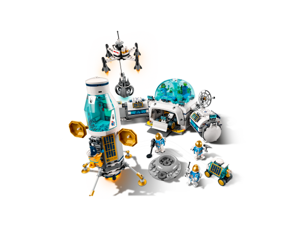 Lego Mond-Forschungsbasis Лунная исследовательская база