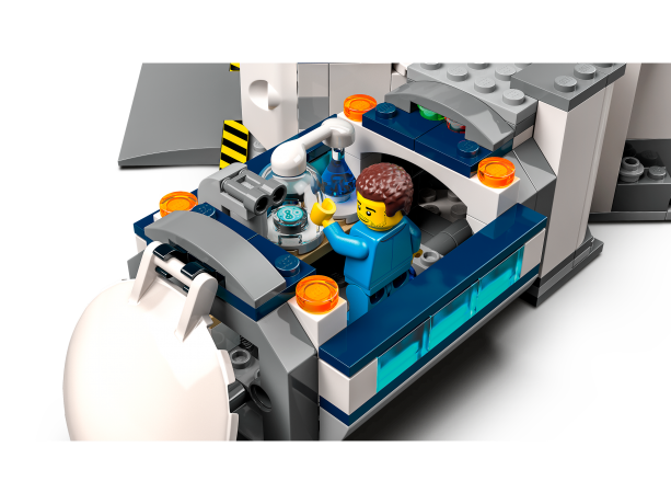 Lego Mond-Forschungsbasis Лунная исследовательская база
