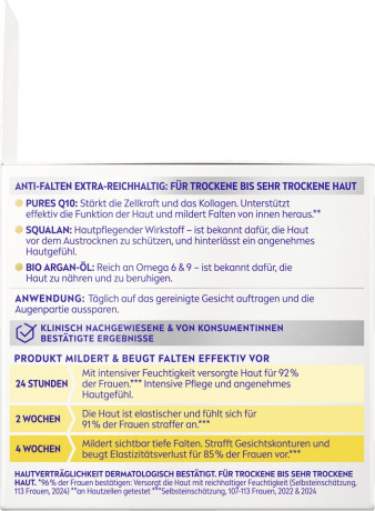 NIVEA Q10 Anti-Falten Extra-Reichhaltige Tagespflege, 50 ml, Нивеа дневной крем витамин E, коэнзим Q10, масло ши против морщин 50 мл