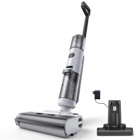 JONR JONR Nass-Trocken-Akkusauger ED12, 200,00 W, Ultraleicht, 30-Minuten, Intelligente Nass-Trocken-Technologie und automatische Reinigungsfunktion, verbessertes Kantenreinigungsdesign, geeignet fur Harte Boden  Беспроводной пылесос JONR для влажной и су