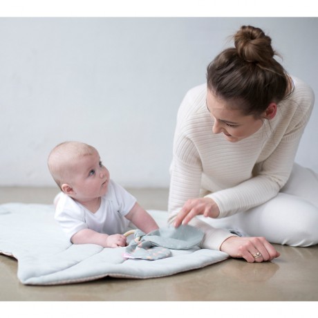 Motherhood Beissring aus Holz mit Baumwollblatter Деревянный прорезыватель с хлопковыми листьями