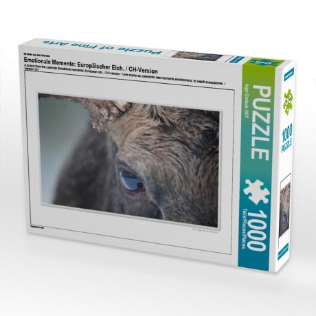 CALVENDO Puzzle CALVENDO Puzzle Emotionale Momente: Europaischer Elch. \/ CH-Version Пазл CALVENDO Пазл Эмоциональные моменты: Европейский лось. \/ версия CH