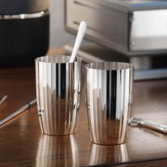 Robbe &amp; Berking Robbe &amp; Berking Belvedere Bar-Kollektion - 90 g versilbert Bierbecher / Longdrinkbecher Robbe &amp;amp; Berking Belvedere Bar Collection - 90 г посеребренная пивная кружка / кружка для лонгдринка