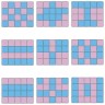 LittleTom Puzzlematte Uni Pink Hellblau 20 Teile Коврик-пазл Uni Pink Light Blue 20 деталей