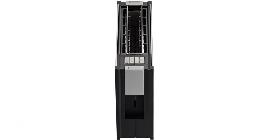 ritter ritter Langschlitz-Toaster volcano 3 aluminium/schwarz, 1.000 Watt, fur 2 Scheiben Toast  aluminium/schwarz Тостер Ritter Volcano 3 с длинными слотами, алюминий/черный, 1000 Вт, на 2 ломтика тостов