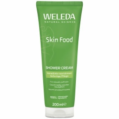 WELEDA Skin Food Shower Cream, 200 ml, Питательный крем-гель для душа Skin Food с растительным комплексом Phyto Infusion, 200 мл