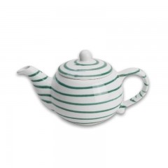 Gmundner Keramik Gmundner Keramik Grungeflammt Teekanne glatt 0,5 L / h: 12 cm Керамический чайник Gmundner с зеленым пламенем, гладкий, 0,5 л / высота: 12 см