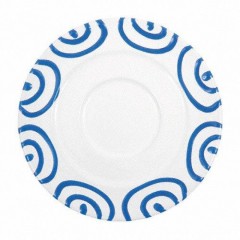 Gmundner Keramik Gmundner Keramik Blaugeflammt Kaffee-Untertasse Gourmet d: 16 cm Gmundner Ceramics Blaugeflammt Кофейное блюдце Gourmet d: 16 см