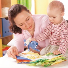 Haba Stoffbuch Blatterhauschen Тканевая книга Blatthauschen