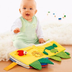 Haba Stoffbuch Blatterhauschen Тканевая книга Blatthauschen