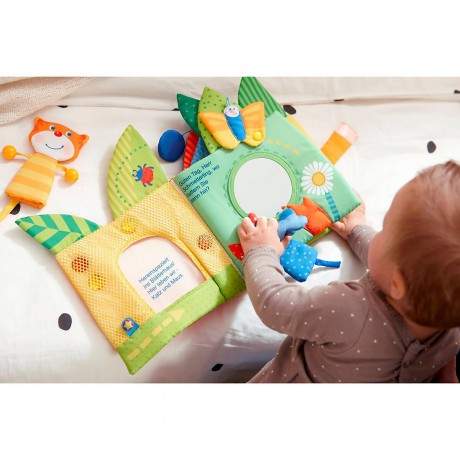 Haba Stoffbuch Blatterhauschen Тканевая книга Blatthauschen