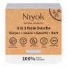 Niyok 4in1 feste Dusche Korper+Haare+Gesicht+B Athletic grey 80g  Твердый душ 4в1 тело+волосы+лицо+B Athletic серый 80г