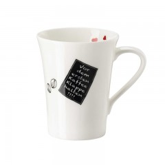 Hutschenreuther Hutschenreuther My Mug Collection Wort - Kaffee Becher mit Henkel 0,40 L Hutschenreuther My Mug Collection Word - кофейная кружка с ручкой 0,40 л