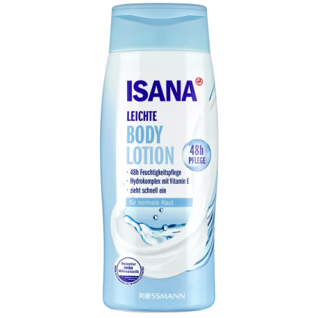 ISANA leichte Bodylotion  Лосьон для тела Классический уход для всех типов кожи 400 г