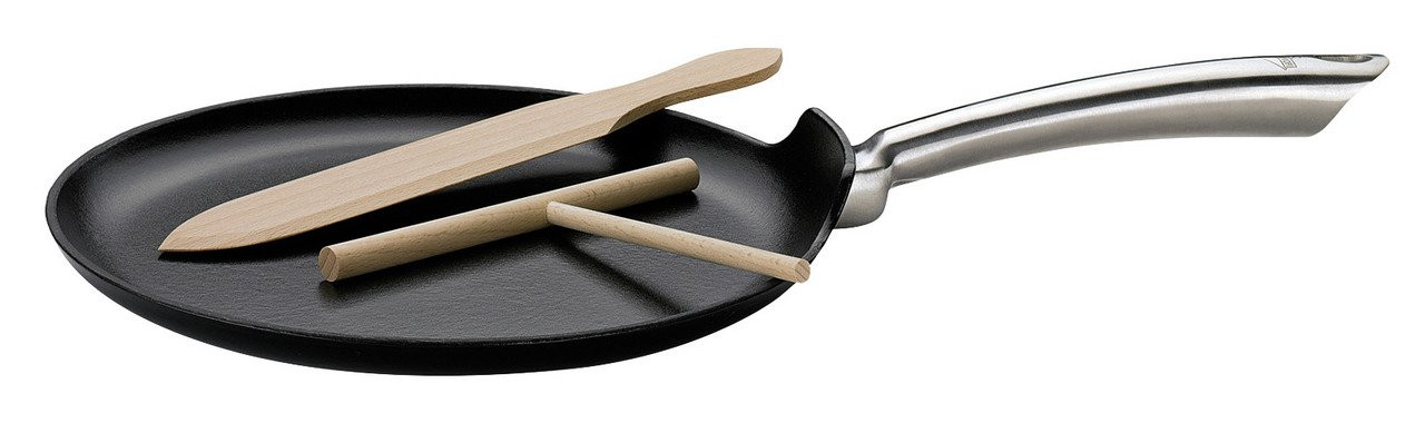 Kucchenprofi KUcCHENPROFI Cr\u00eapes- Pfanne 28 cm PROVENCE schwarz Сковорода K=CHENPROFI crepes 28 см ПРОВАНС