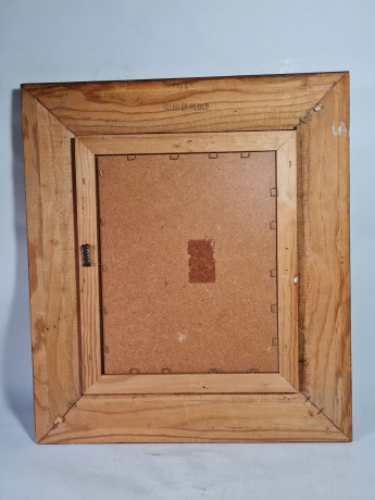 Картина винтажная Im Stil Tessin "Морское побережье", масло, в дерев.раме, 42 х 37 см, Германия, 1980-90гг.