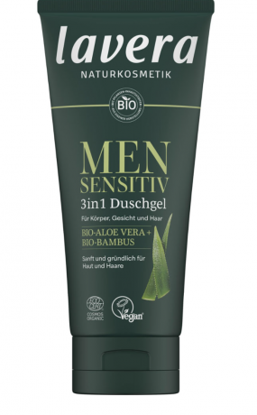Lavera (Лавера)  Men Care 3 in 1 Duschgel  Гель для душа для мужчин, 200 мл