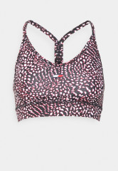 Tommy Hilfiger LIGHT INTENSITY  STRAP BRA Light support sports bra black LIGHT INTENSITY STRAP BRA Спортивный бюстгальтер с легкой поддержкой черный