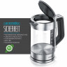 Arendo Arendo Wasserkocher, 1,7 l, 2200 W, Edelstahl  Glas, Cool-Touch-Griff, Uberhitzungs-  Trockengehschutz  Чайник Arendo, 1,7 л, 2200 Вт, стекло из нержавеющей стали, ручка Cool Touch, защита от перегрева и выкипания.