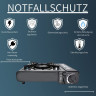 JUNG JUNG Gaskocher mobiler Campingkocher Gaskocher + 8 Kartuschen Gas, Autark verwendbar, (Gaskocher Notfall, Kartuschenkocher, Butangaskocher, praktischem Transportkoffer, erhitzen  aufwarmen Lebensmittel), mobiler Gaskocher, Outdoor geeignet Camping Ko
