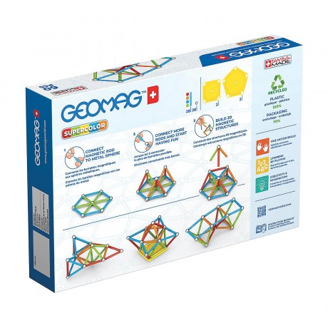 Geomag Geomag 384 Supercolor Recycled 60 Teile Geomag 384 Supercolor Recycled 60 шт.