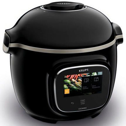 Krups Krups Multikocher CZ9128 Cook4Me Touch, 1600 W, 6 l Schussel, elektr. Schnellkochtopf, WLAN-fahig, 250 Rezepte, 13 Gareinstellungen  Мультиварка Krups CZ9128 Cook4Me Touch, 1600 Вт, чаша 6 л, электрическая. Скороварка, Wi-Fi включен, 250 рецептов, 1