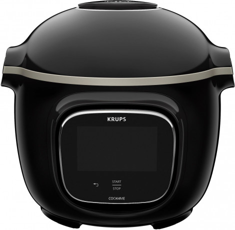Krups Krups Multikocher CZ9128 Cook4Me Touch, 1600 W, 6 l Schussel, elektr. Schnellkochtopf, WLAN-fahig, 250 Rezepte, 13 Gareinstellungen  Мультиварка Krups CZ9128 Cook4Me Touch, 1600 Вт, чаша 6 л, электрическая. Скороварка, Wi-Fi включен, 250 рецептов, 1