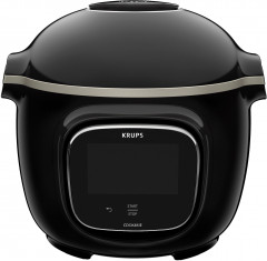 Krups Krups Multikocher CZ9128 Cook4Me Touch, 1600 W, 6 l Schussel, elektr. Schnellkochtopf, WLAN-fahig, 250 Rezepte, 13 Gareinstellungen  Мультиварка Krups CZ9128 Cook4Me Touch, 1600 Вт, чаша 6 л, электрическая. Скороварка, Wi-Fi включен, 250 рецептов, 1