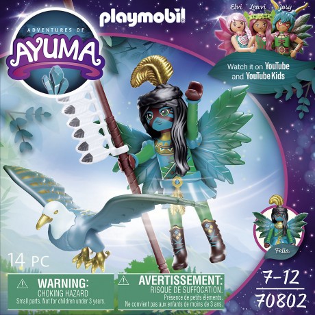 PLAYMOBIL PLAYMOBIL Adventures of Ayuma 4er Set: 70801 Baum der Weisheit + 70802 Knight Fairy mit Seelentier + 70803 Crystal Fairy und Bat Fairy mit Seelentieren + 70804 Tropfenhauschen PLAYMOBIL Adventures of Ayuma набор из 4 предметов: 70801 Древо мудро