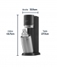 SodaStream DUO Wassersprudler Allrounder Pack аппарат для газирования воды (Германия), комплект с баллоном и бутылками, экономия и контроль газа, пластик/стекло, черный