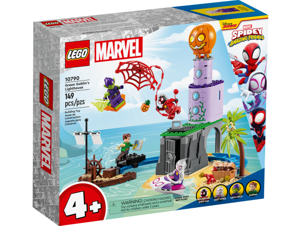 Lego Spideys Team an Green Goblins Leuchtturm Команда Паучка на Маяке Зеленого Гоблина