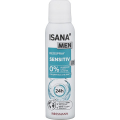 ISANA MEN Deospray Sensitiv 150ml, Изана Мужской дезодорант-спрей для чувствительной кожи, мягкая защита, 150 мл