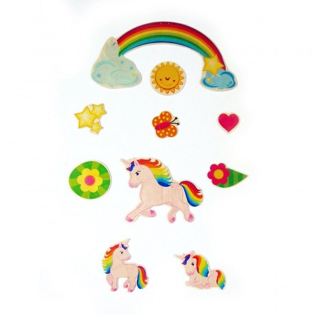 HESS Holzdekoration Mobile Einhorn Мобильный единорог из дерева