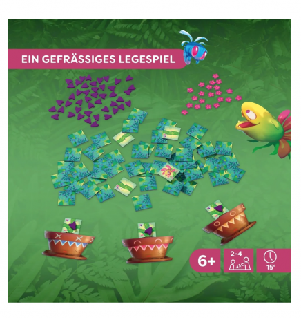 HABA Carni Flora Настольная игра Карни Флора (Германия) 2012211001, картон, развивает логику, внимание и кругозор, от 6 лет