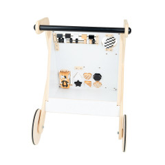 bieco Lauflernwagen Holz Baby Walker Gehfrei Steckspiel Lauflernhilfe Motorikspielzeug Lauflernhilfen Детские ходунки