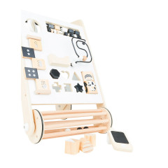 bieco Lauflernwagen Holz Baby Walker Gehfrei Steckspiel Lauflernhilfe Motorikspielzeug Lauflernhilfen Детские ходунки