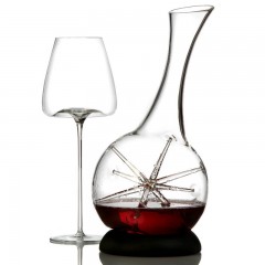 Zieher Zieher Dekanter Star 1,8 L mit Silikon Standfuss d: 15,5 cm Set 2-tlg. Графин Zieher Star 1,8 л с силиконовой основой d: 15,5 см, набор из 2 шт.