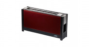 ritter ritter Langschlitz-Toaster volcano 5 rot/schwarz, 950 Watt, fur 2 Scheiben Toast  rot/schwarz Тостер Ritter Volcano 5 с длинными слотами, красный/черный, 950 Вт, на 2 ломтика тостов