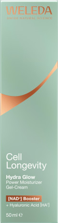 WELEDA Cell Longevity Hydra Glow Power Moisturizer Gel Cream, 50 ml, Увлажняющий гель-крем Hydra Glow с гиалуроновой кислотой семи молекулярных масс, 50 мл