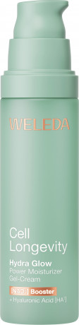 WELEDA Cell Longevity Hydra Glow Power Moisturizer Gel Cream, 50 ml, Увлажняющий гель-крем Hydra Glow с гиалуроновой кислотой семи молекулярных масс, 50 мл