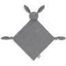 jollein Schmusetuch bunny ears storm grey Одеяло заячьи ушки штормово-серые