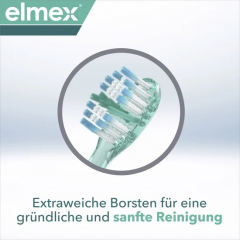 elmex Sensitive Professional Zahnbuerste sanft, Зубная щётка Sensitive Professional с экстра мягкой X-щетиной для чувствительных зубов, 1 шт.