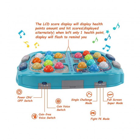 Vicabo Whack Spiel Schlag den Maulwurf Hammerspiel Geschicklichkeitsspiele fur Kinder Ударь игру Ударь молотом по кроту Игры на ловкость для детей