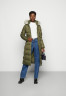 Tommy Hilfiger TYRA MAXI  Down coat army green TYRA MAXI Пуховик Армейский Зеленый