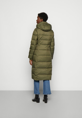 Tommy Hilfiger TYRA MAXI  Down coat army green TYRA MAXI Пуховик Армейский Зеленый