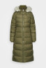 Tommy Hilfiger TYRA MAXI  Down coat army green TYRA MAXI Пуховик Армейский Зеленый