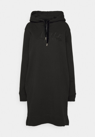 Tommy Hilfiger REG TRIM HOOD SHORT DRS Jumper dress black REG TRIM HOOD SHORT DRS Платье-джемпер черный