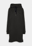 Tommy Hilfiger REG TRIM HOOD SHORT DRS Jumper dress black REG TRIM HOOD SHORT DRS Платье-джемпер черный