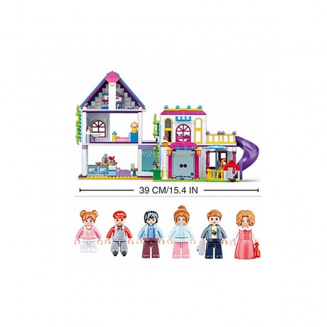 Sluban Klemmbausteine Traum-Villa (730 Teile) Особняк мечты (730 штук)