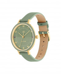 Tommy Hilfiger GP CASE ENAMEL BEZEL DIAL WITH GP ACCENTS Watch green GP CASE ЭМАЛЬНЫЙ БЕЗЕЛЬ ЦИФЕРБЛАТ С АКЦЕНТАМИ GP Часы зеленый